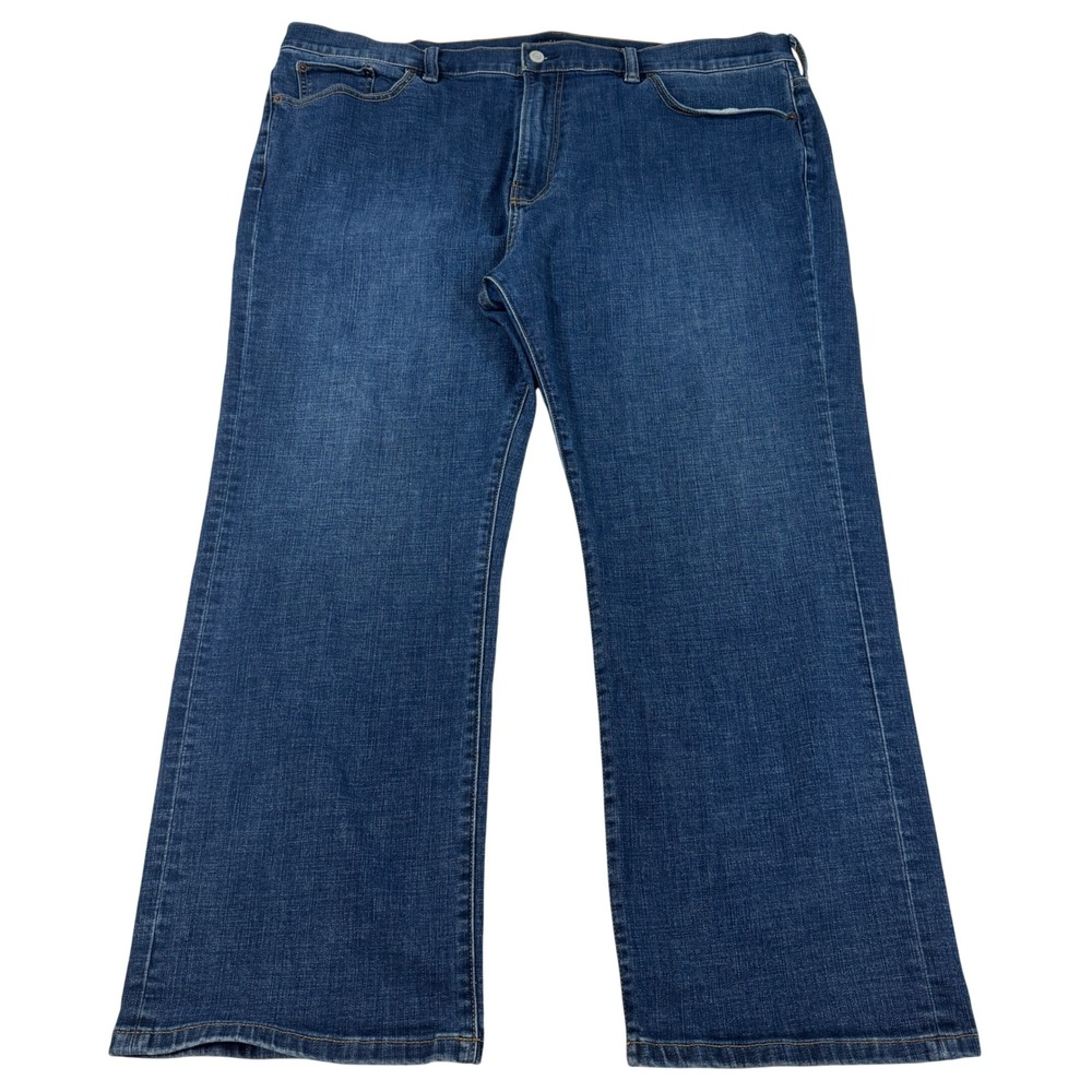 Lucky Brand 181 Relaxed Straight Leg Jeans Men's 44x30 Blue Medium Wash Denim